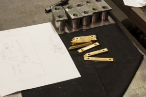 brass blades and custom drawing